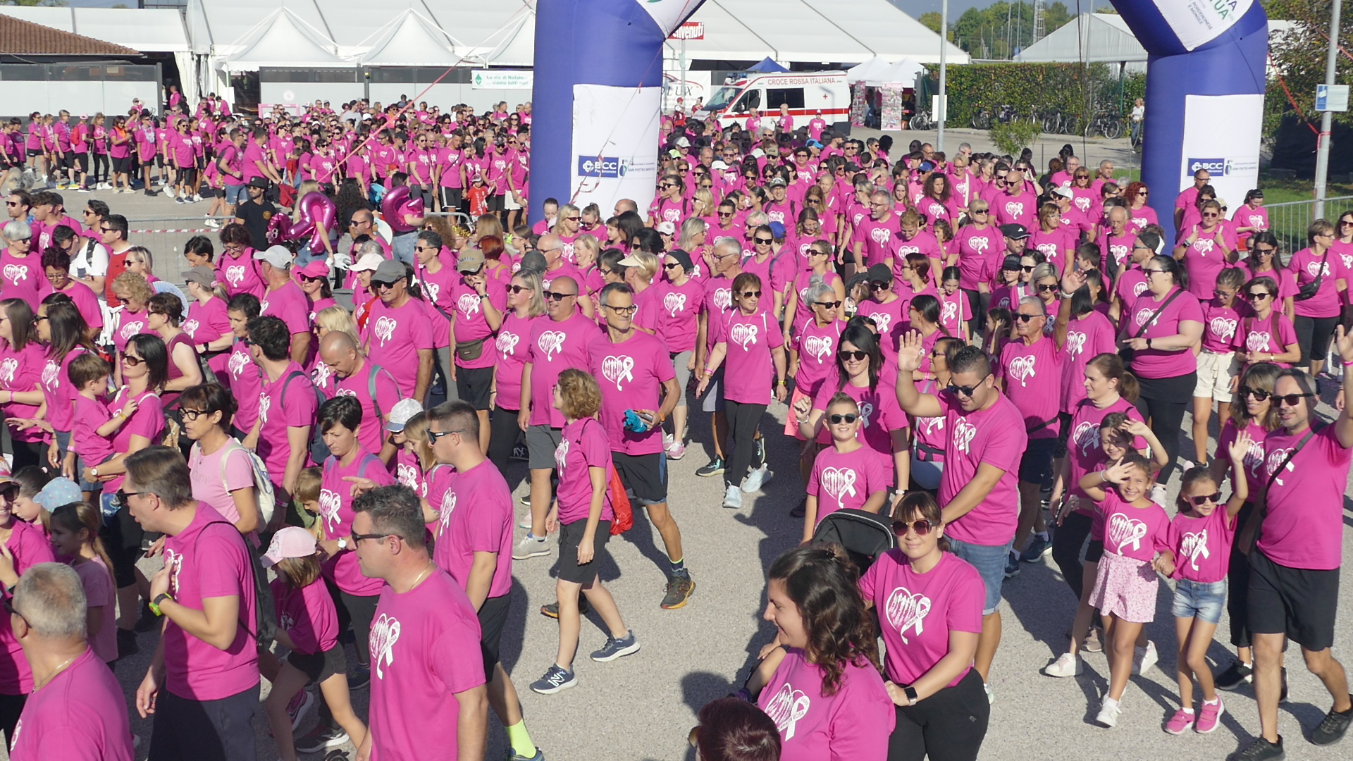 Partenza Tamai in Rosa 2025